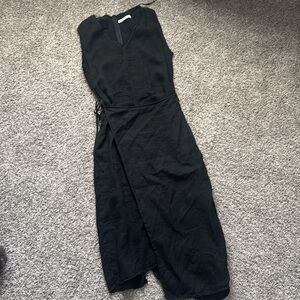 Zara Wrap around Linen dress